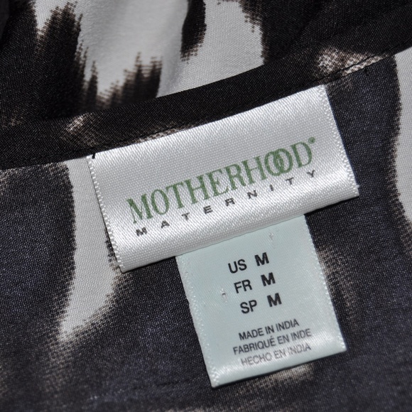 MOTHERHOOD Maternity Abstract Print Top sz M - Picture 5 of 7